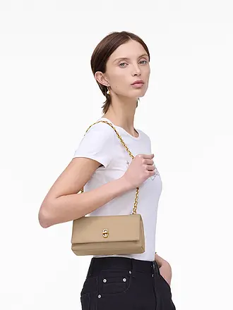 MARC JACOBS | Ledertasche - Mini Bag THE DUAL CHAIN WALLET | braun